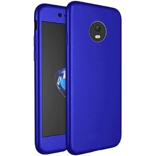 Buy Motorola Moto E4 Plus Blue Colour 360 Degree Full Body Protection Front Back Case Cover Standard Quality Online 399 From Shopclues