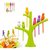 Birds Fruit Fork 6 Birds Fork with Stand (Multicolour)