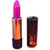 Hot pink lipstick with matte finish