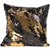 Kartik Stylish Sequin Mermaid Throw Pillow Cover with Magical Color Changing Reversible 16X16 Set of 1 BlackGolden