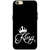 Oppo A57 Case, King Black White Slim Fit Hard Case Cover/Back Cover for Oppo A57