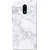 Nokia 6 Case, Marble White Slim Fit Hard Case Cover/Back Cover for Nokia 6