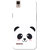 Oppo F1 Case, Black Cute Panda White Slim Fit Hard Case Cover/Back Cover for Oppo F1