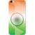 Vivo Y55 Case, Indian Flag Crystal Print Slim Fit Hard Case Cover/Back Cover for Vivo Y55