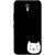 Lenovo Zuk Z1 Case, White Kitty Black Slim Fit Hard Case Cover/Back Cover for Lenovo Zuk Z1
