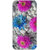 Oppo F3 Case, Flowers On Stone Pink Blue Slim Fit Hard Case Cover/Back Cover for OPPO F3