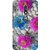 Moto G4 Plus, Moto G4 Case, Flowers On Stone Pink Blue Slim Fit Hard Case Cover/Back Cover for Moto G4 Plus/Motorola Moto G4/Moto G Plus 4th Gen/Moto G 4th Gen