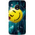 Moto G5 Plus Case, Ek Villain Smiley Yellow Blue Slim Fit Hard Case Cover/Back Cover for Motorola Moto G5 Plus
