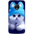 Moto G5 Plus Case, Cute Kitten Blue Slim Fit Hard Case Cover/Back Cover for Motorola Moto G5 Plus