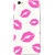 Oppo F3 Case, Pink Lips Pattern Slim Fit Hard Case Cover/Back Cover for OPPO F3