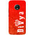 Moto G5 Plus Case, Divya Red Slim Fit Hard Case Cover/Back Cover for Motorola Moto G5 Plus