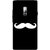 OnePlus 2 Case, One Plus 2 Case, OnePlus Two Case, White Moustache Black Slim Fit Hard Case Cover/Back Cover for OnePlus 2