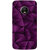 Moto G5 Plus Case, Violet Black Crystal Print Slim Fit Hard Case Cover/Back Cover for Motorola Moto G5 Plus