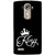 LG G4 Case, King Black White Slim Fit Hard Case Cover/Back Cover for LG G4