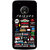 Moto G5 Plus Case, Friends Black Slim Fit Hard Case Cover/Back Cover for Motorola Moto G5 Plus