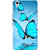 OnePlus X Case, One Plus X Case, Butterflies Blue Slim Fit Hard Case Cover/Back Cover for OnePlus X