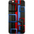 Vivo Y55 Case, Square Blue Red Black Slim Fit Hard Case Cover/Back Cover for Vivo Y55