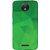 Moto C Plus Case, Green Shade Crystal Print Slim Fit Hard Case Cover/Back Cover for Motorola Moto C Plus