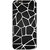 Oppo F3 Case, Abstract Silver Black Slim Fit Hard Case Cover/Back Cover for OPPO F3