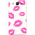 Galaxy On5 Case, Galaxy On5 Pro Case, Pink Lips Pattern Slim Fit Hard Case Cover/Back Cover for Samsung Galaxy On 5/On5 Pro