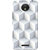 Moto C Plus Case, Cubes White Slim Fit Hard Case Cover/Back Cover for Motorola Moto C Plus