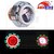 Andride Projector Lamp High Intensity Led Headlight Stylish Dual Ring COB LED Inside Double Angel's Eye Ring Lens Projector For - All Bikes (Green,Red,and White)