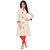 KHODAL CREATION Present cotton kurti for women's (speciality printed  long pattern knee length white color kurti length is  44 inch  party wearoccasion wearfestival wearspecial look KCSHKU17 )