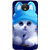 Moto C Plus Case, Cute Kitten Blue Slim Fit Hard Case Cover/Back Cover for Motorola Moto C Plus