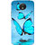 Moto C Plus Case, Butterflies Blue Slim Fit Hard Case Cover/Back Cover for Motorola Moto C Plus