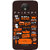 Moto C Plus Case, Friends Orange Brown Slim Fit Hard Case Cover/Back Cover for Motorola Moto C Plus