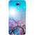 Galaxy J7 Prime Case, Cherry Blossom Tree Pink Blue Slim Fit Hard Case Cover/Back Cover for Samsung Galaxy J7 Prime (G610F/DD)