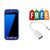 Samsung Galaxy On7 Pro 360 Degree Full Cover With Free Audio Splitter Cable - Blue