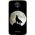 Moto C Plus Case, The Wolf Black White Slim Fit Hard Case Cover/Back Cover for Motorola Moto C Plus