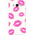 Galaxy J7 2016 Case, Galaxy On8 Case, Pink Lips Pattern Slim Fit Hard Case Cover/Back Cover for Samsung Galaxy On8/ J7 2016