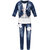 Arshia fashions Girls Party Wear Top Jeans and Jacket set