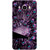Galaxy J7 2016 Case, Galaxy On8 Case, Peacock With Feathers Purple Slim Fit Hard Case Cover/Back Cover for Samsung Galaxy On8/ J7 2016