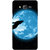 Galaxy On7 Case, Galaxy On7 Pro Case, Wolf Full Moon Blue Black Slim Fit Hard Case Cover/Back Cover for Samsung Galaxy On 7/On7 Pro