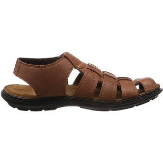 Buckaroo Men's Marshal Leather Sandals and Floaters At Rs.1606