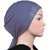 Hijab RHINESTONE TIE BACK STEEL BLUE Abaya Cap Women Hair Hat Ladies Under Scarf Stole Kitchen Pregnancy Head Burka