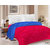 All Seasons 120 GSM Single Bed Comfortor Blue & Red Color