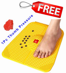 Acupressure Foot Mat 2000 full body fitness slimming health product free 1PC Thumb pad