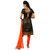 WV&U Black and orange Dress