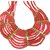 Beadworks Red Color Trendy Necklace