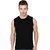 Mens sleeveless Cotton T shirt pack of 2 (Black and Grey)