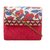 TARUSA Red Cotton Printed Sling Bag For Women