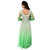 WV&U Green and White Gown