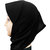 Hijab NINJA CANVAS BLACK Under Scarf Ladies Abaya Head Hair Cover Women Tube Cap Burqa Stole Hosiery