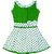 Flora Self Design  Cotton Dresses For Girls (combi)
