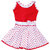 Flora Self Design  Cotton Dresses For Girls (combi)
