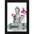 Story@Home UV Textured Modern Art Buddha Print Wooden Finished Plastic Framed Painting Set of 3 (1 Big Frame-13.5 x 10.5 & 2 Small Frame -13.5 x 6.5)